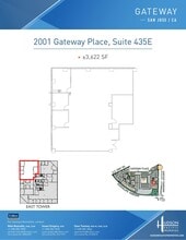 2033 Gateway Pl, San Jose, CA à louer Plan d’étage- Image 1 de 1
