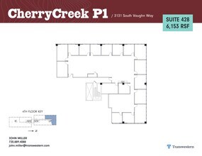 3131 S Vaughn Way, Aurora, CO for lease Site Plan- Image 1 of 2