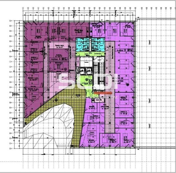 Bureau dans Lyon à louer - Plan d’étage - Image 3 de 11