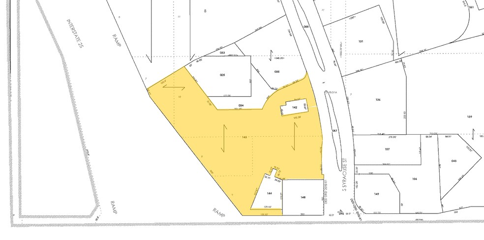 5075 S Syracuse St, Denver, CO à louer - Plan cadastral - Image 2 de 19