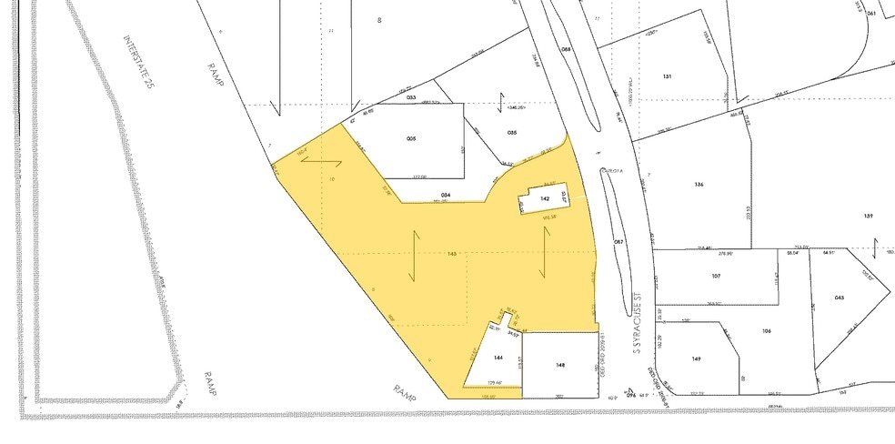 5075 S Syracuse St, Denver, CO for lease - Plat Map - Image 2 of 19