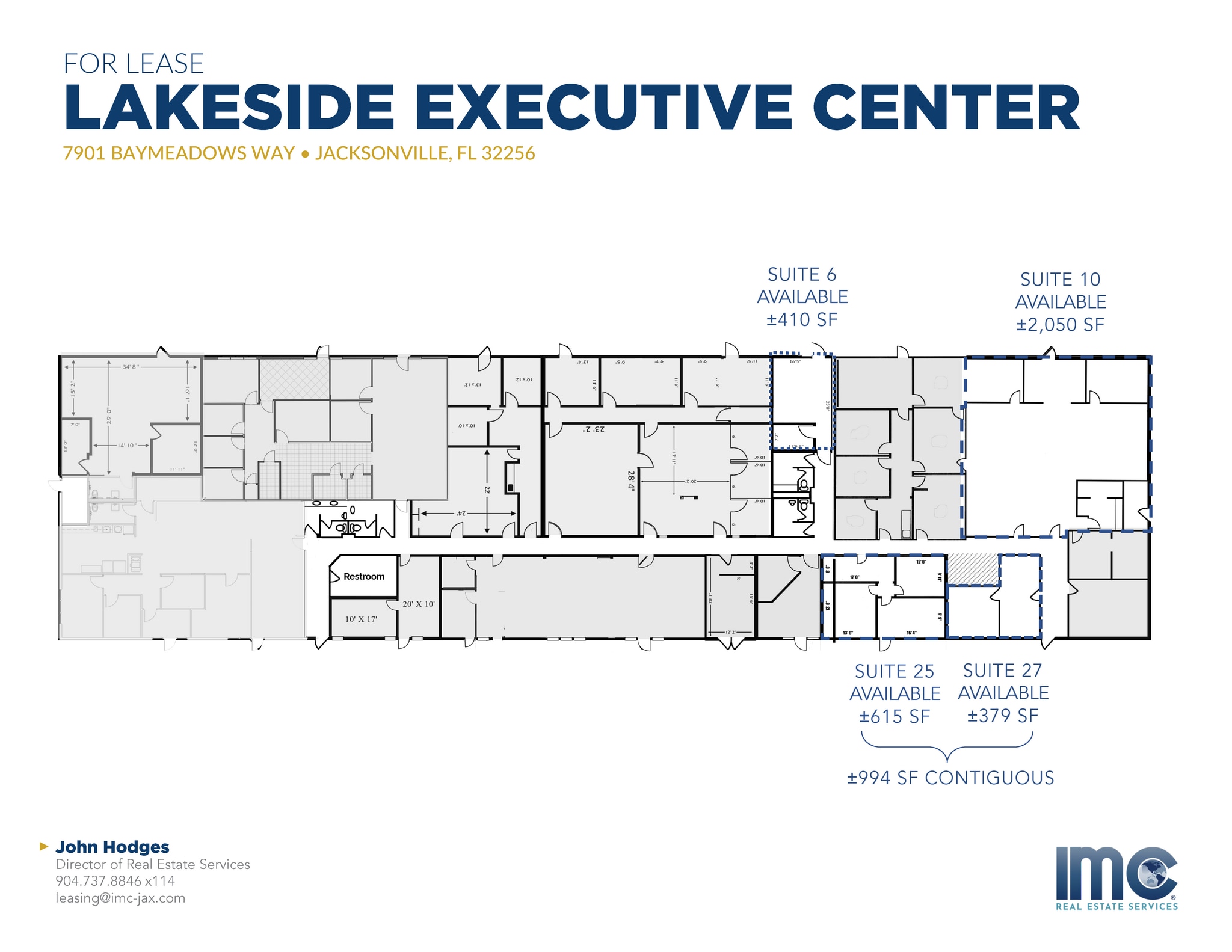 7901 Baymeadows Way, Jacksonville, FL for lease Floor Plan- Image 1 of 3