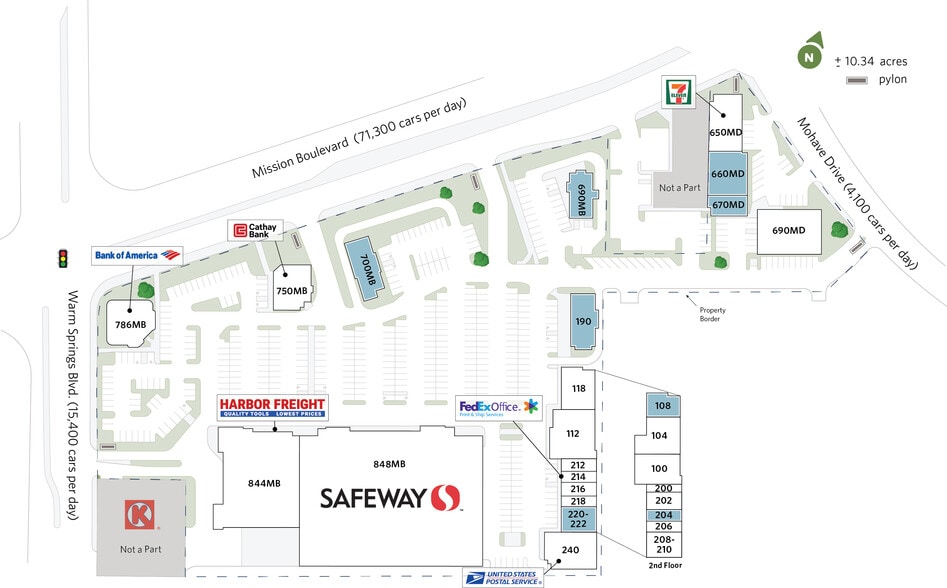 108-240 Francisco Ln, Fremont, CA for lease - Site Plan - Image 3 of 30