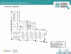 10735 David Taylor Dr, Charlotte, NC for lease Floor Plan- Image 2 of 2