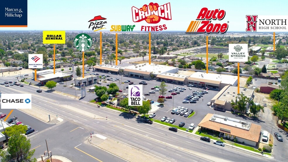 2313-2523 N Chester Ave, Bakersfield, CA for lease - Aerial - Image 1 of 13