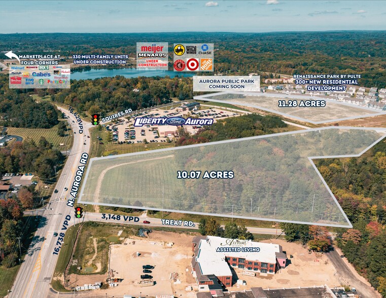 956 Squires Rd, Aurora, OH for sale - Aerial - Image 2 of 3