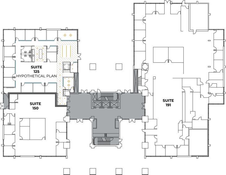 500 Newport Center Dr, Newport Beach, CA à louer Plan d’étage- Image 1 de 1
