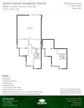 22609 La Palma Ave, Yorba Linda, CA à louer Plan d’étage- Image 1 de 1