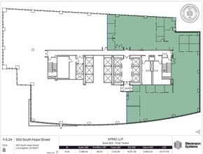 550 S Hope St, Los Angeles, CA à louer Plan d’étage- Image 1 de 1