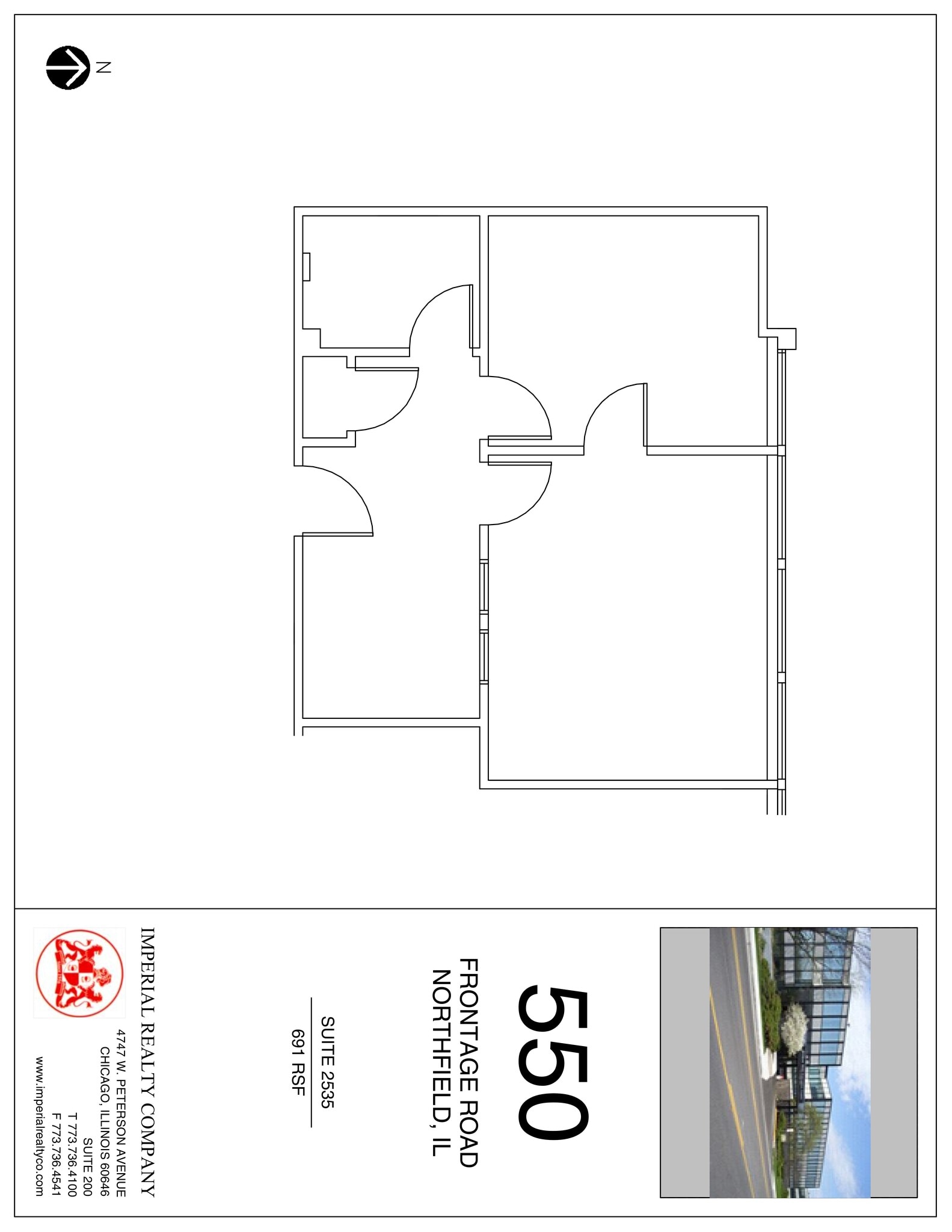 540-550 W Frontage Rd, Northfield, IL for lease Site Plan- Image 1 of 4