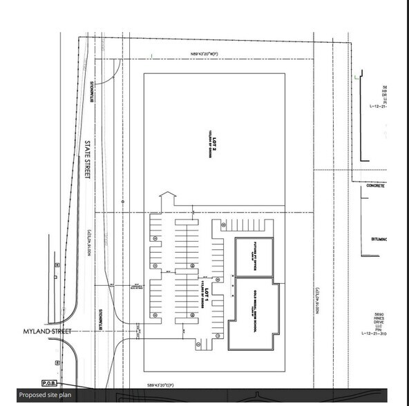 5801 S State St, Ann Arbor, MI à vendre - Plan de site - Image 3 de 4