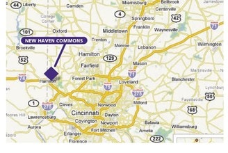 589-595 Ring Rd, Harrison, OH - Aerial  map view