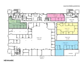 2-10 Hamilton Lndg, Novato, CA for lease Floor Plan- Image 1 of 1