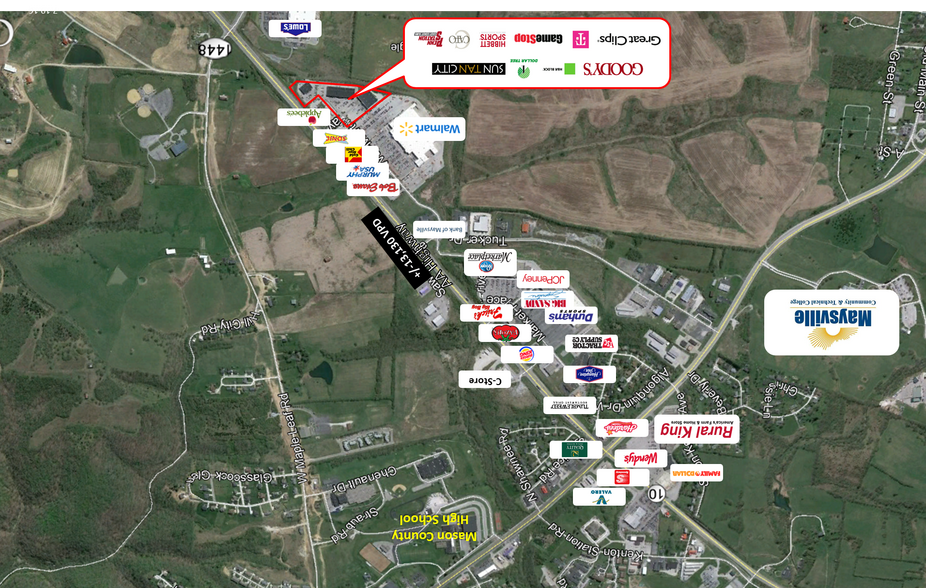 191-219 Wal Mart Way, Maysville, KY for lease - Building Photo - Image 3 of 10