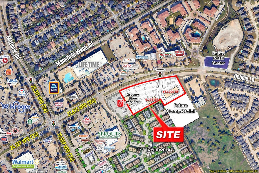 SEQ of E Debbie Ln & Matlock Rd, Mansfield, TX for lease - Building Photo - Image 1 of 7