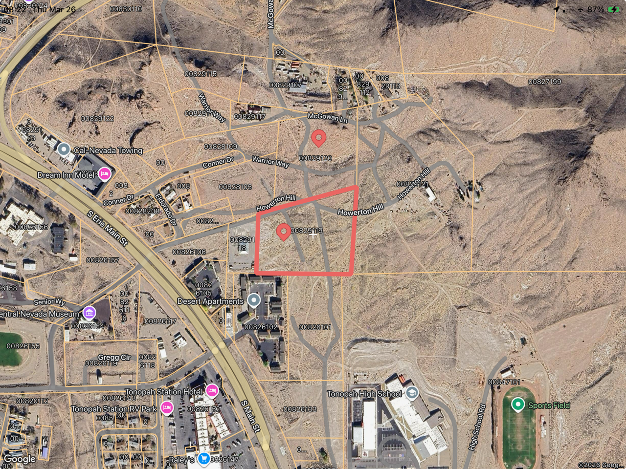 216 Howerton Hill, Tonopah, NV à vendre Photo principale- Image 1 de 2