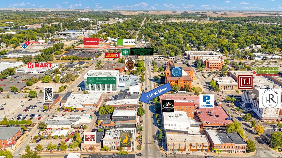 110 W Main St, Urbana, IL à vendre - Photo du bâtiment - Image 2 de 60