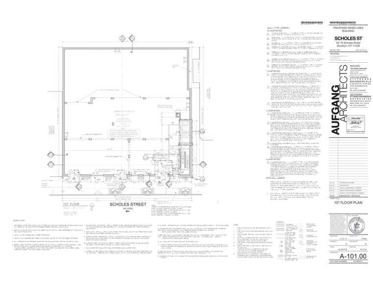 64 Scholes St, Brooklyn, NY for sale - Site Plan - Image 2 of 3