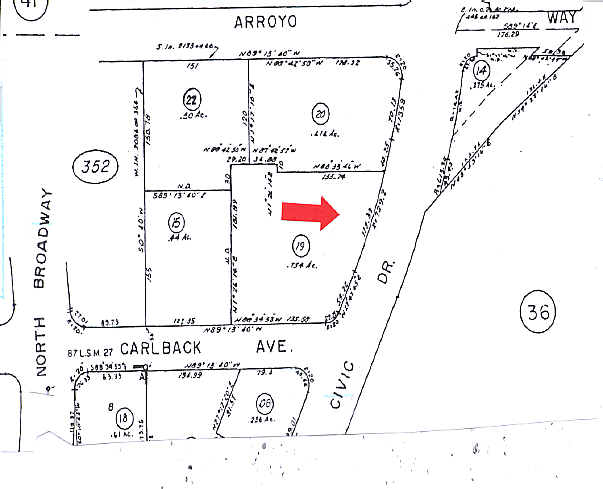 1280 Civic Dr, Walnut Creek, CA à louer - Plan cadastral - Image 3 de 3