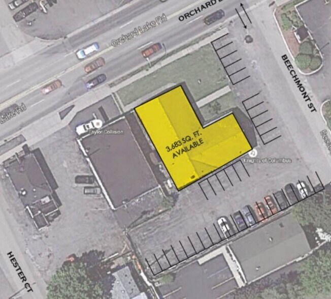 2881 Orchard Lake Rd, Keego Harbor, MI à louer - Plan de site - Image 2 de 2