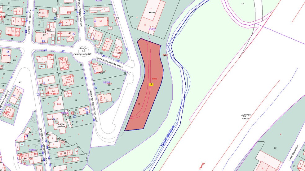 Land in Rubí, Barcelona for sale - Plat Map - Image 2 of 2