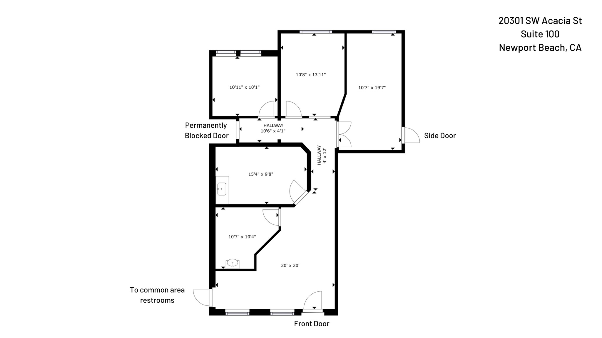 20301 Acacia St, Newport Beach, CA à louer Plan de site- Image 1 de 1