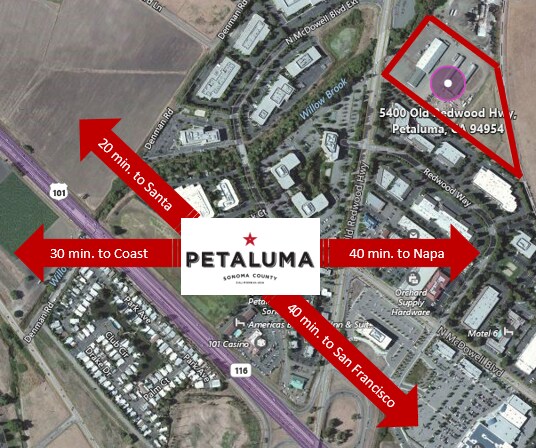 5400 Old Redwood Hwy, Petaluma, CA à louer - Photo du bâtiment - Image 3 de 3