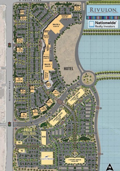 NEC Loop 202 & Gilbert Rd, Gilbert, AZ à louer - Photo du bâtiment - Image 1 de 2