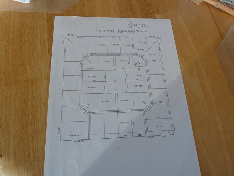 Parcel, Las Cruces, NM for sale - Plat Map - Image 2 of 2
