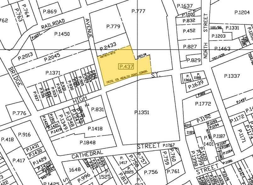 111 W High St, Elkton, MD à louer - Plan cadastral - Image 2 de 11