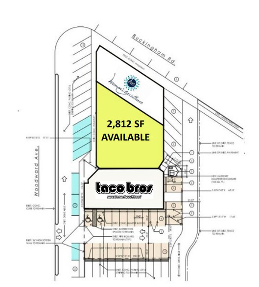 32538-32552 Woodward Ave, Royal Oak, MI for lease - Building Photo - Image 2 of 4