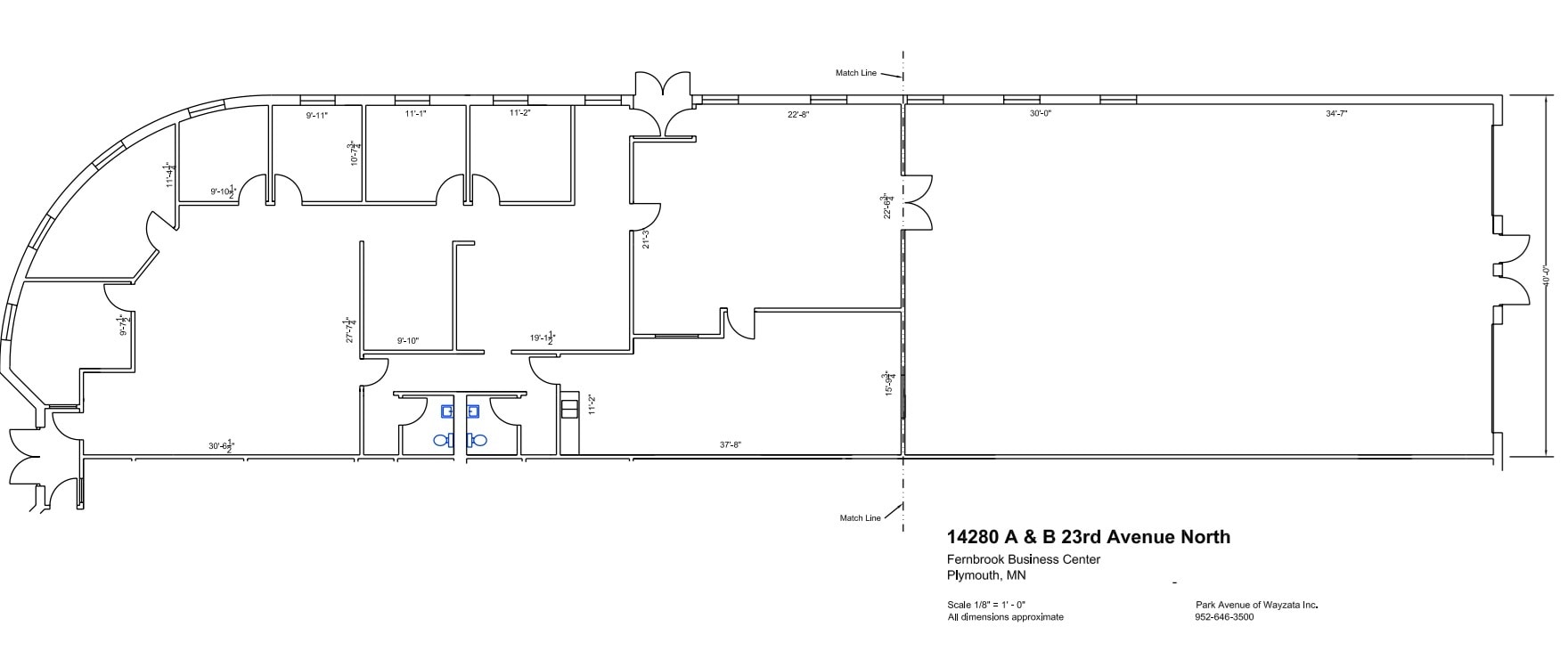 14200-14280 N 23rd Ave, Plymouth, MN à louer Plan d’étage- Image 1 de 13
