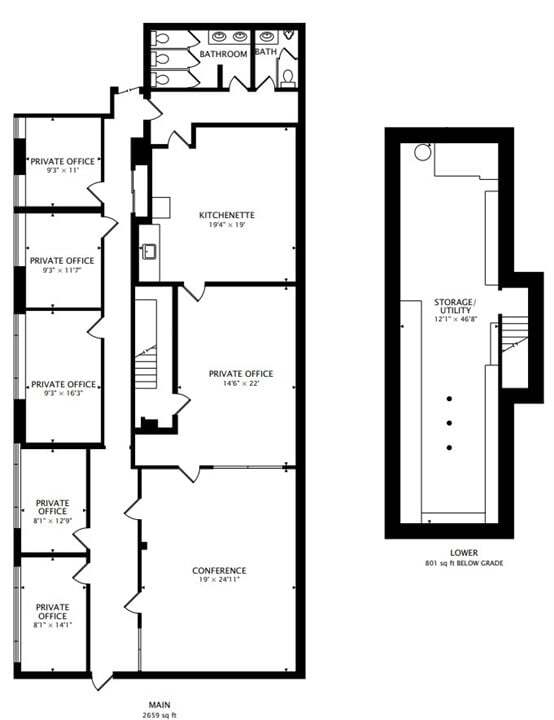 649 Ontario St, Stratford, ON for lease Floor Plan- Image 1 of 1