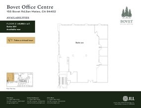 155 Bovet Rd, San Mateo, CA for lease Site Plan- Image 1 of 1