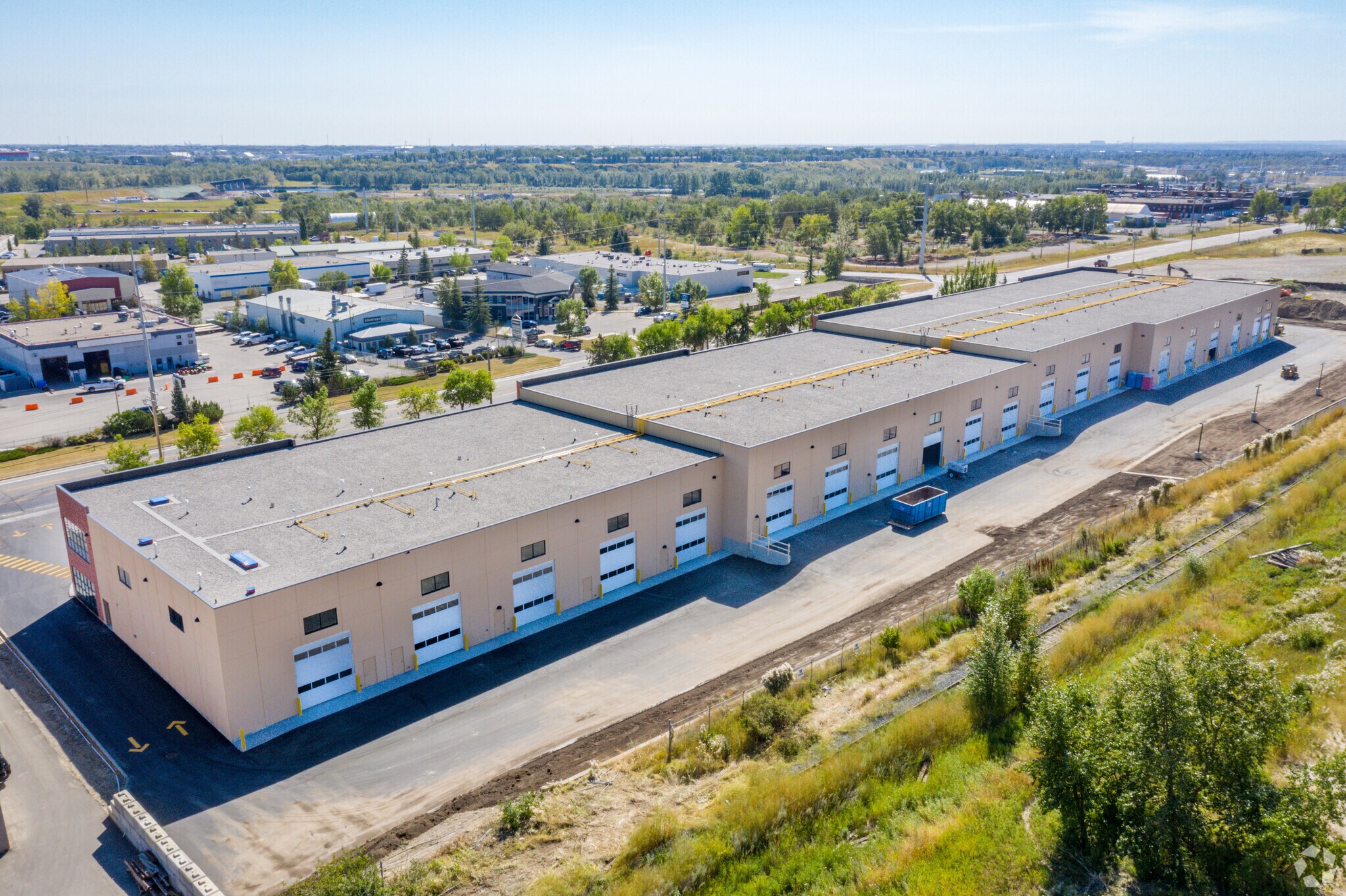 5035-5075 11 St SE, Calgary, AB for lease Aerial- Image 1 of 7