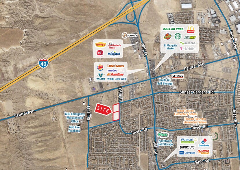 Nwc 106th & Eucariz, Albuquerque, NM for sale - Building Photo - Image 2 of 2