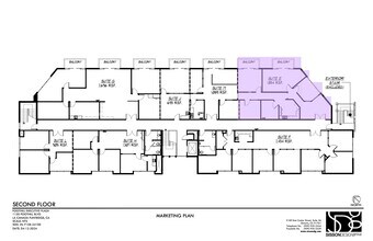 1150 Foothill Blvd, La Cañada Flintridge, CA à louer Plan d’étage type- Image 1 de 1