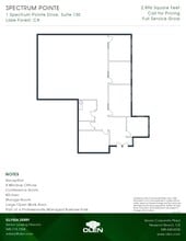 1 Spectrum Pointe Dr, Lake Forest, CA for lease Floor Plan- Image 1 of 1