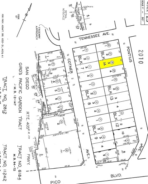 2311 Pontius Ave, Los Angeles, CA à louer - Plan cadastral - Image 2 de 3