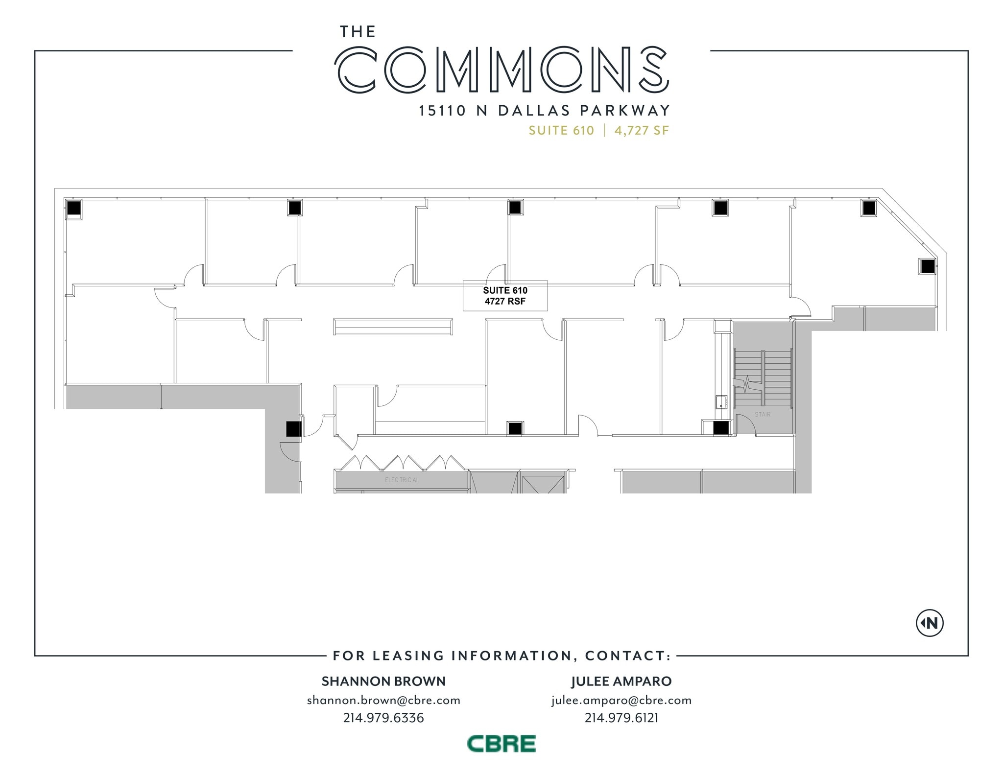 15110 N Dallas Pky, Dallas, TX à vendre Plan d’étage- Image 1 de 1