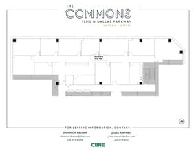 15110 N Dallas Pky, Dallas, TX à vendre Plan d’étage- Image 1 de 1