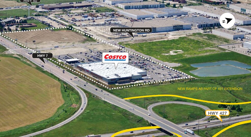 55 New Huntington Rd, Vaughan, ON for sale - Aerial - Image 1 of 1