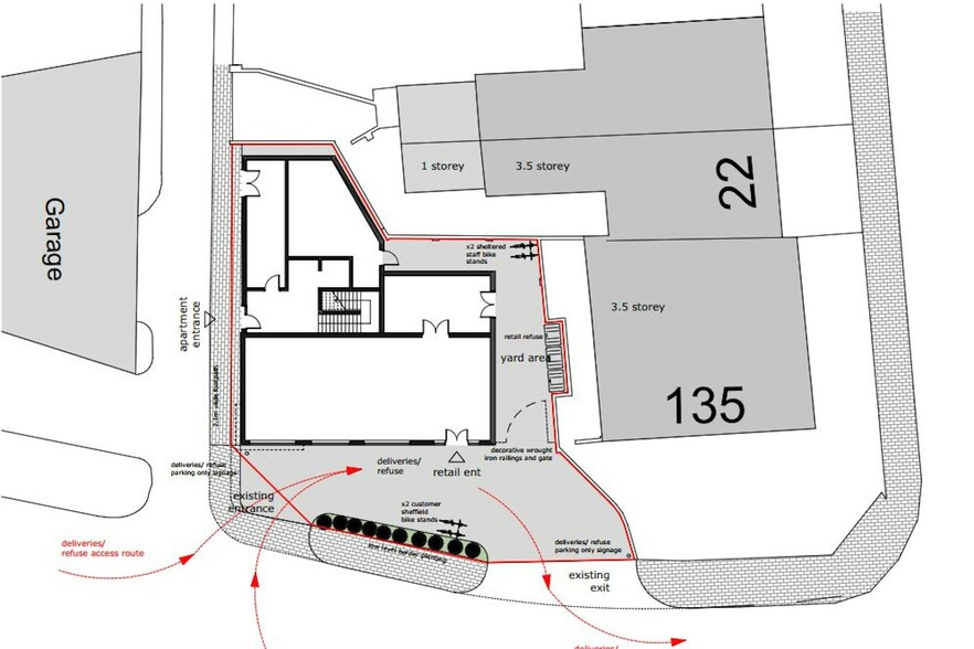 Sandyford Rd, Newcastle Upon Tyne for sale - Site Plan - Image 2 of 4