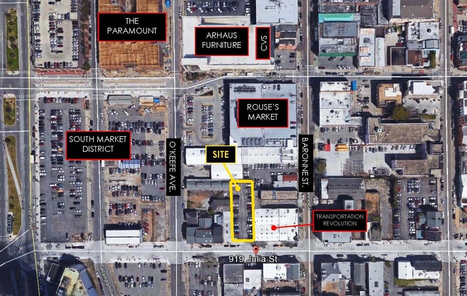 919-925 Julia St, New Orleans, LA à vendre - Photo du bâtiment - Image 2 de 3