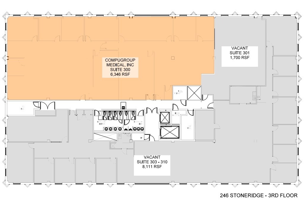 220 Stoneridge Dr, Columbia, SC à louer Plan d’étage- Image 1 de 1