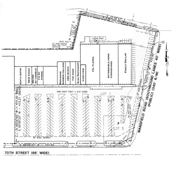 2710-2758 W 70th St, Shreveport, LA for lease - Site Plan - Image 3 of 6