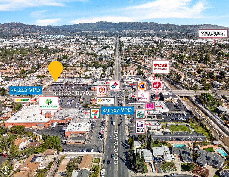 20941-20947 Roscoe Blvd, Canoga Park, CA à louer - Photo du bâtiment - Image 3 de 8