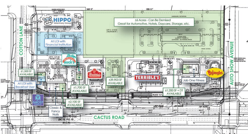 Cotton Ln & Cactus Rd, Surprise, AZ à louer - Photo du bâtiment - Image 2 de 2