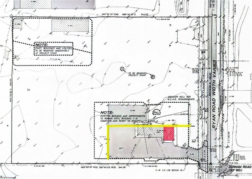 48111 Ryan Rd, Shelby Township, MI for lease - Site Plan - Image 2 of 2