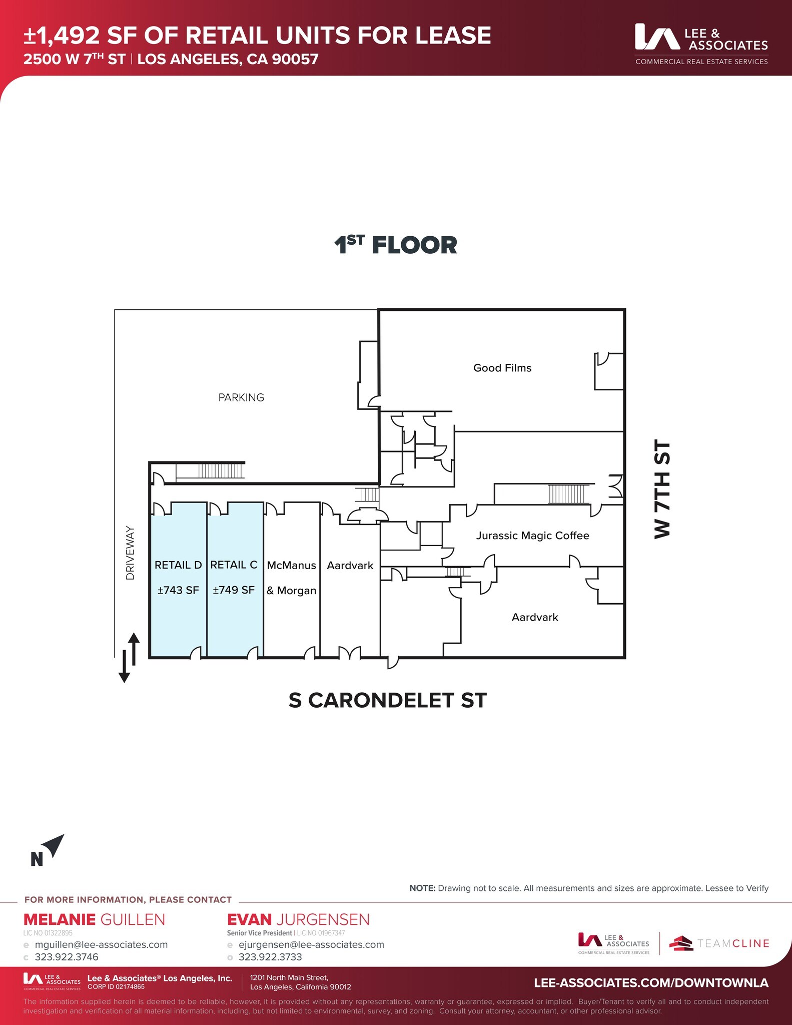 2500 W 7th St, Los Angeles, CA for lease Site Plan- Image 1 of 17